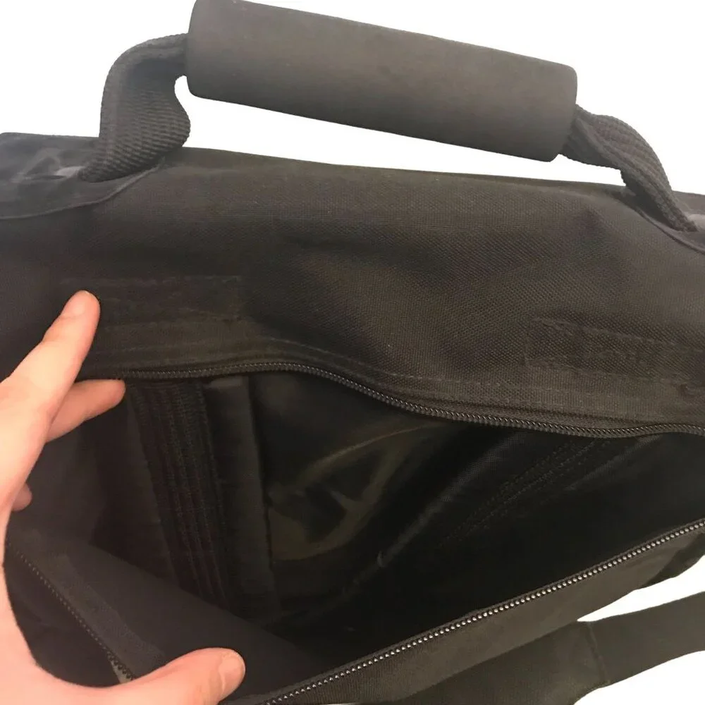 Kensington Black Apple Laptop Convertible Backpack Messenger Bag